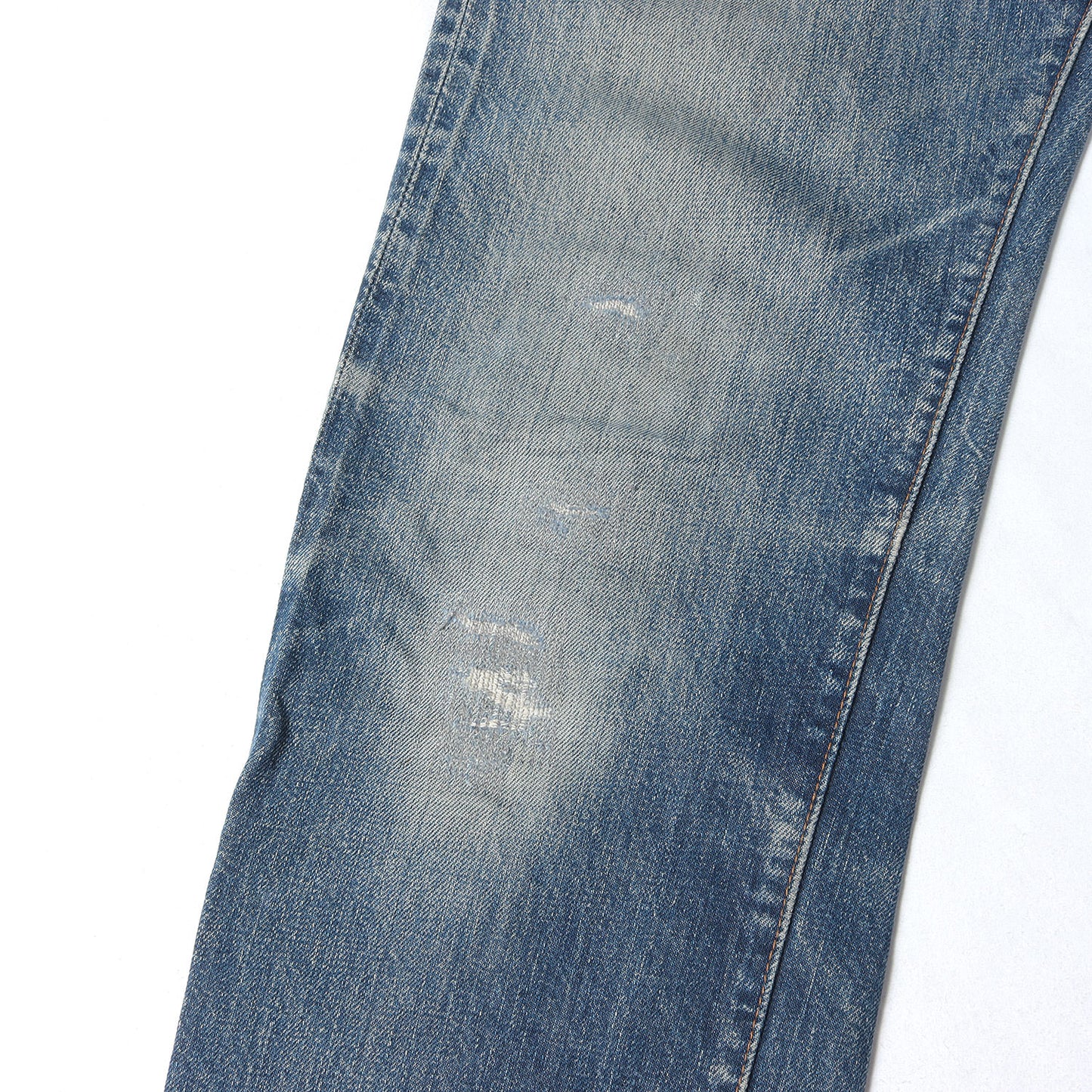 [雰囲気抜群 ヒゲあり] 70s 501 66前期 Big E デニムパンツ / USA製 ボタン裏刻印2