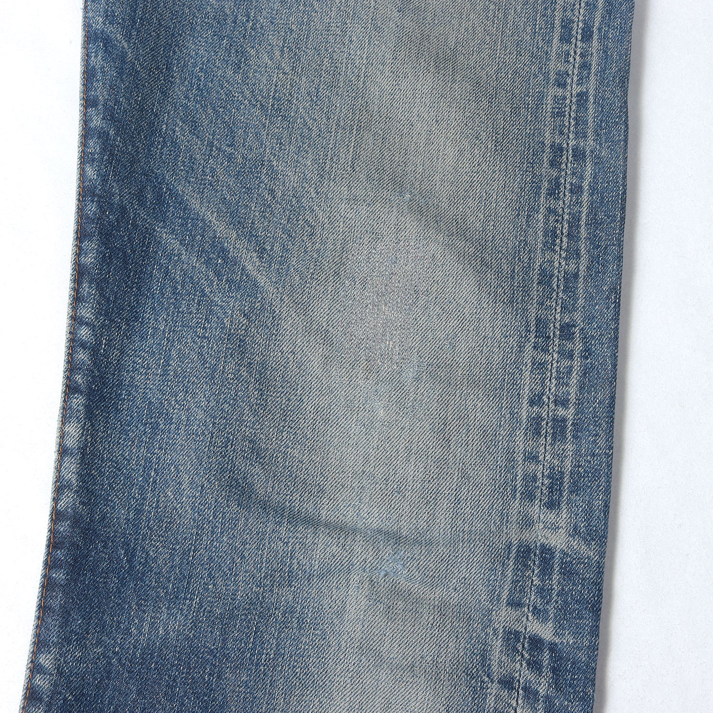 [雰囲気抜群 ヒゲあり] 70s 501 66前期 Big E デニムパンツ / USA製 ボタン裏刻印2