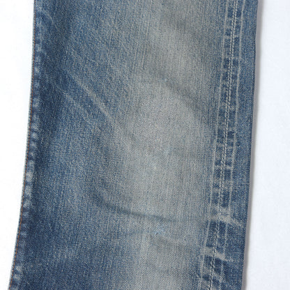 [雰囲気抜群 ヒゲあり] 70s 501 66前期 Big E デニムパンツ / USA製 ボタン裏刻印2