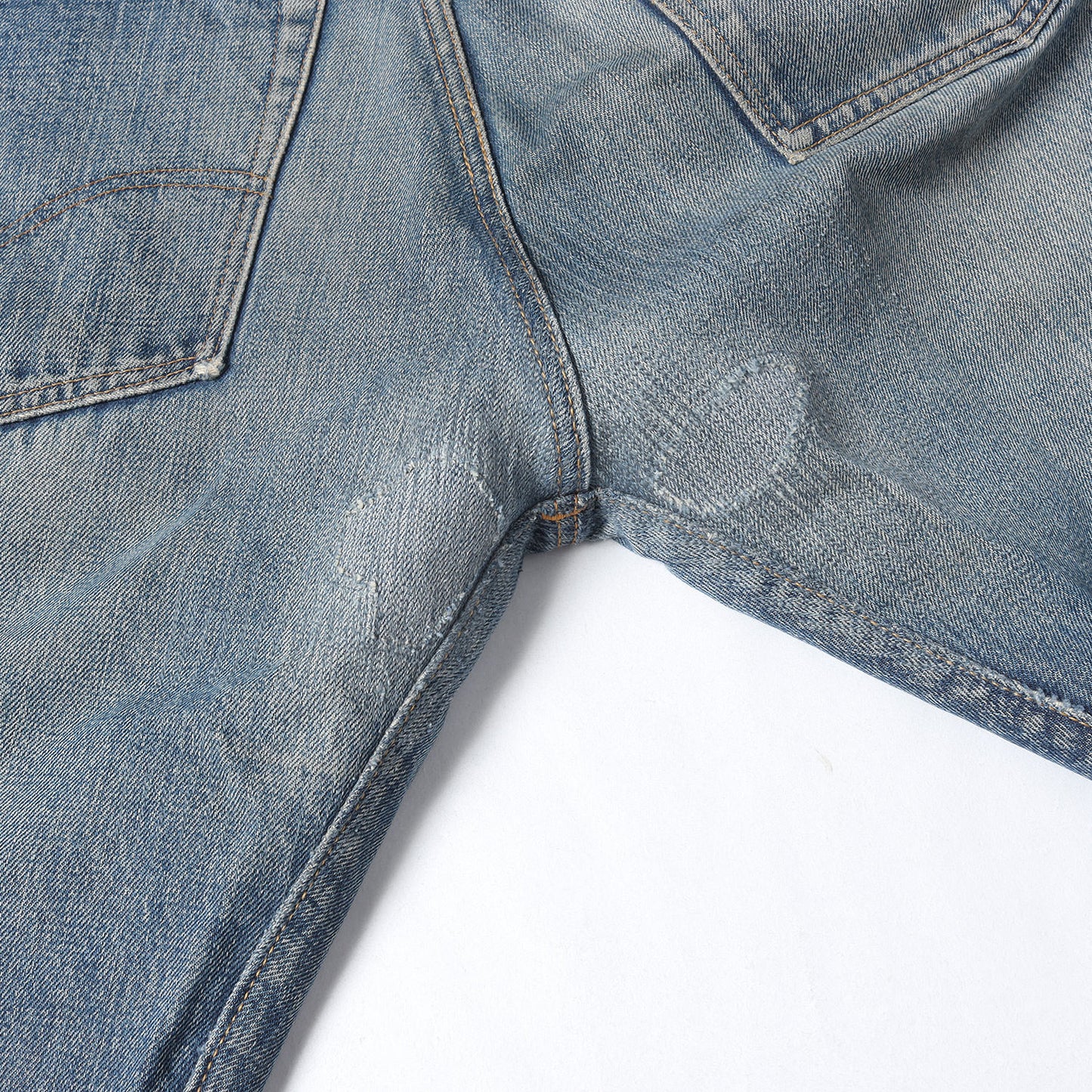 [雰囲気抜群 両耳付き] 70s 505-0217 66前期 Big E デニムパンツ / USA製 ボタン裏刻印5