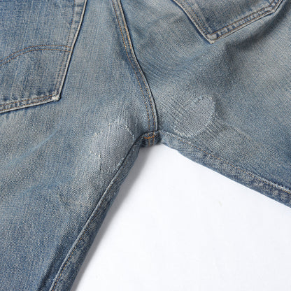 [雰囲気抜群 両耳付き] 70s 505-0217 66前期 Big E デニムパンツ / USA製 ボタン裏刻印5