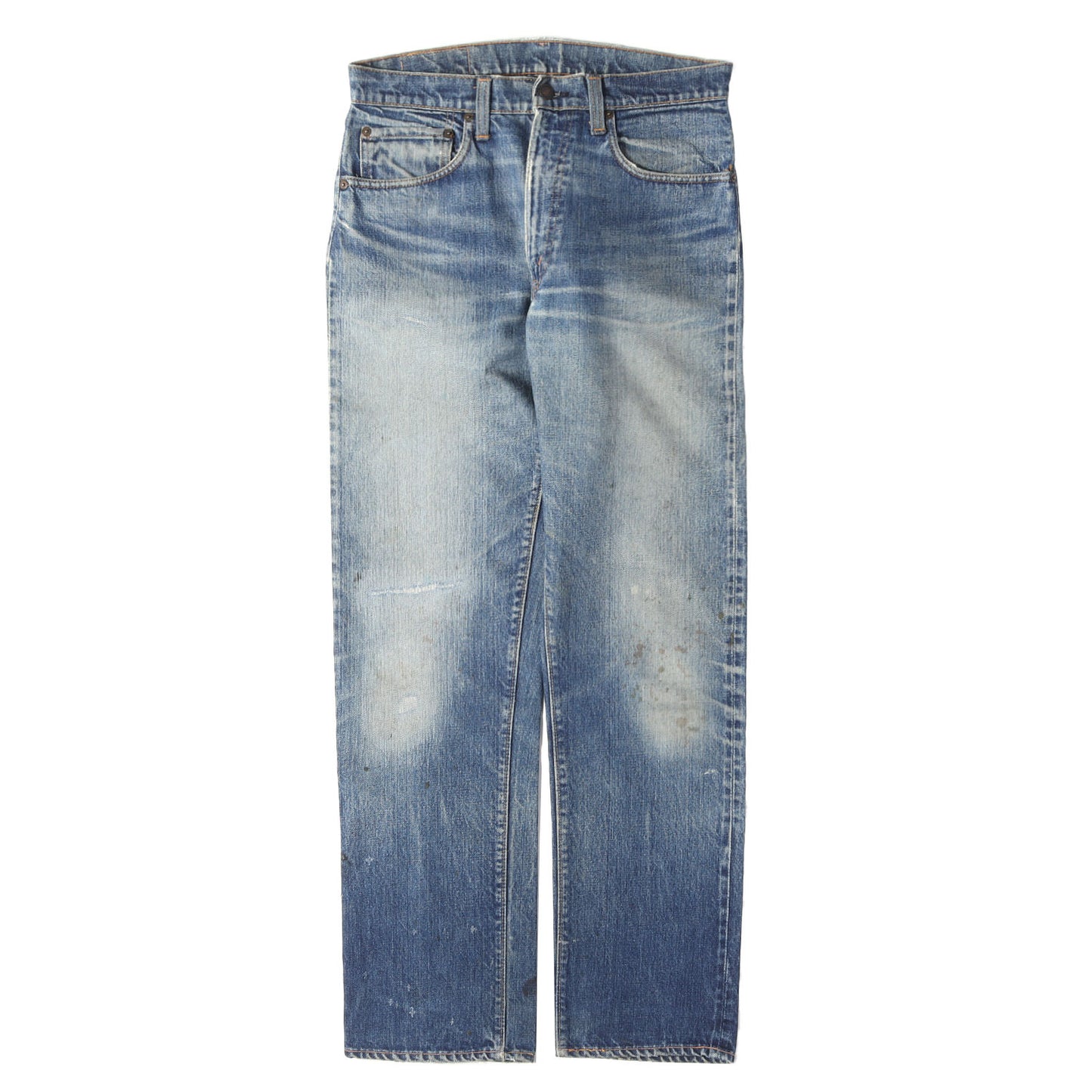 [雰囲気抜群 両耳付き] 70s 505-0217 66前期 Big E デニムパンツ / USA製 ボタン裏刻印5