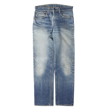[雰囲気抜群 両耳付き] 70s 505-0217 66前期 Big E デニムパンツ / USA製 ボタン裏刻印5