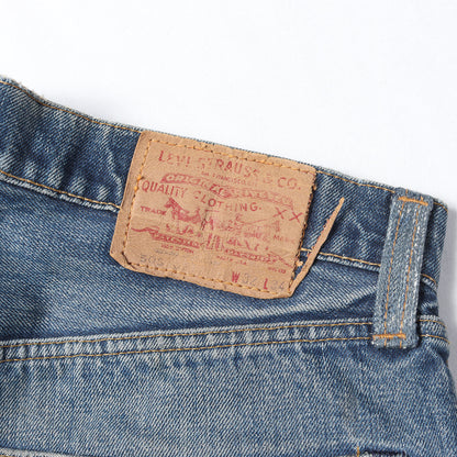 [雰囲気抜群 両耳付き] 70s 505-0217 66前期 Big E デニムパンツ / USA製 ボタン裏刻印5