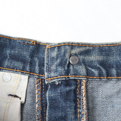 [雰囲気抜群 両耳付き] 70s 505-0217 66前期 Big E デニムパンツ / USA製 ボタン裏刻印5