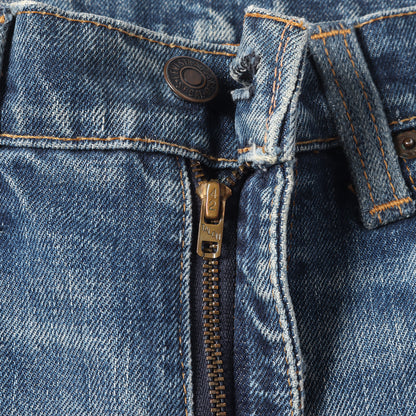 [雰囲気抜群 両耳付き] 70s 505-0217 66前期 Big E デニムパンツ / USA製 ボタン裏刻印5