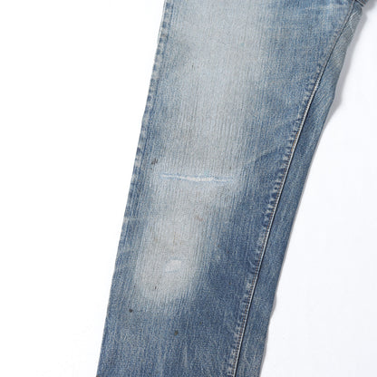 [雰囲気抜群 両耳付き] 70s 505-0217 66前期 Big E デニムパンツ / USA製 ボタン裏刻印5
