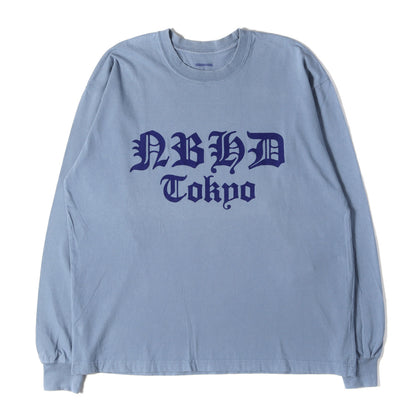 23SS フロッキープリント ロングスリーブ Tシャツ