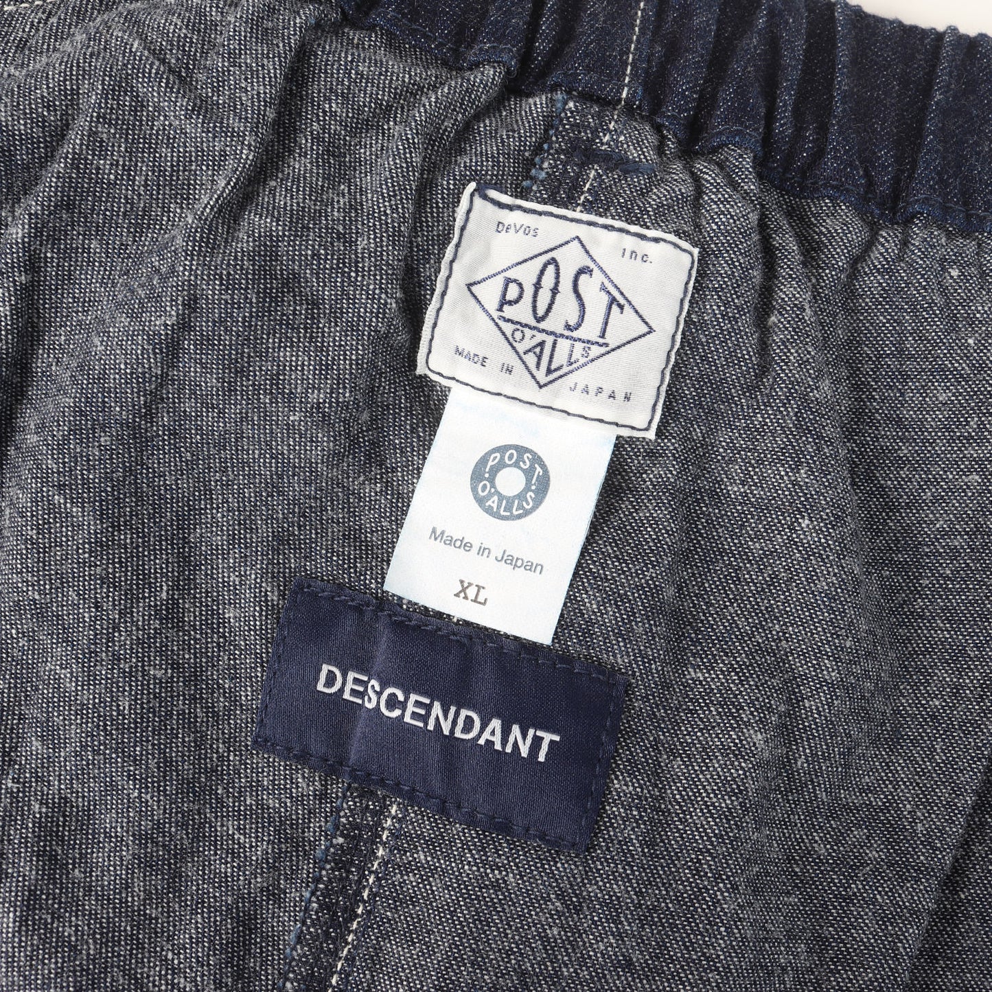 25AW ×POST O'ALLS ワイド イージー デニムパンツ(CINCH DENIM TROUSERS)