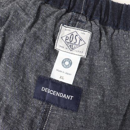25AW ×POST O'ALLS ワイド イージー デニムパンツ(CINCH DENIM TROUSERS)