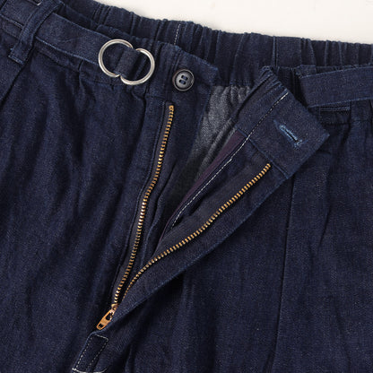 25AW ×POST O'ALLS ワイド イージー デニムパンツ(CINCH DENIM TROUSERS)
