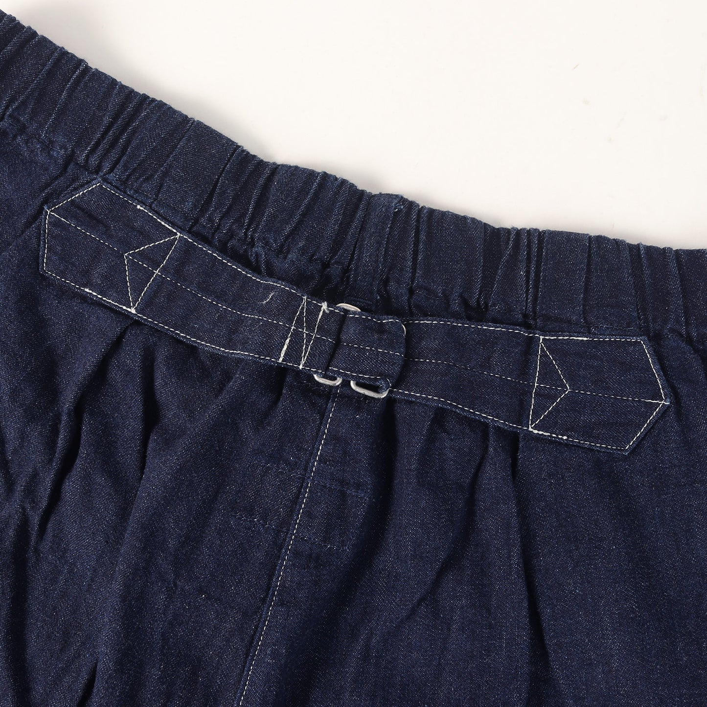 25AW ×POST O'ALLS ワイド イージー デニムパンツ(CINCH DENIM TROUSERS)