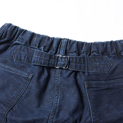 23AW インディゴ コットンモールスキン ダブルニー イージーパンツ