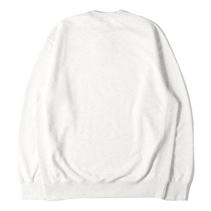 スクエアロゴ リバースウィーブ スウェット (Heather Logo Crew)