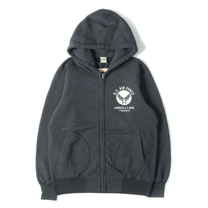 U.S. AIR FORCE フルジップ スウェットパーカー (FULL ZIP SWEAT PARKA U.S. AIR FORCE)