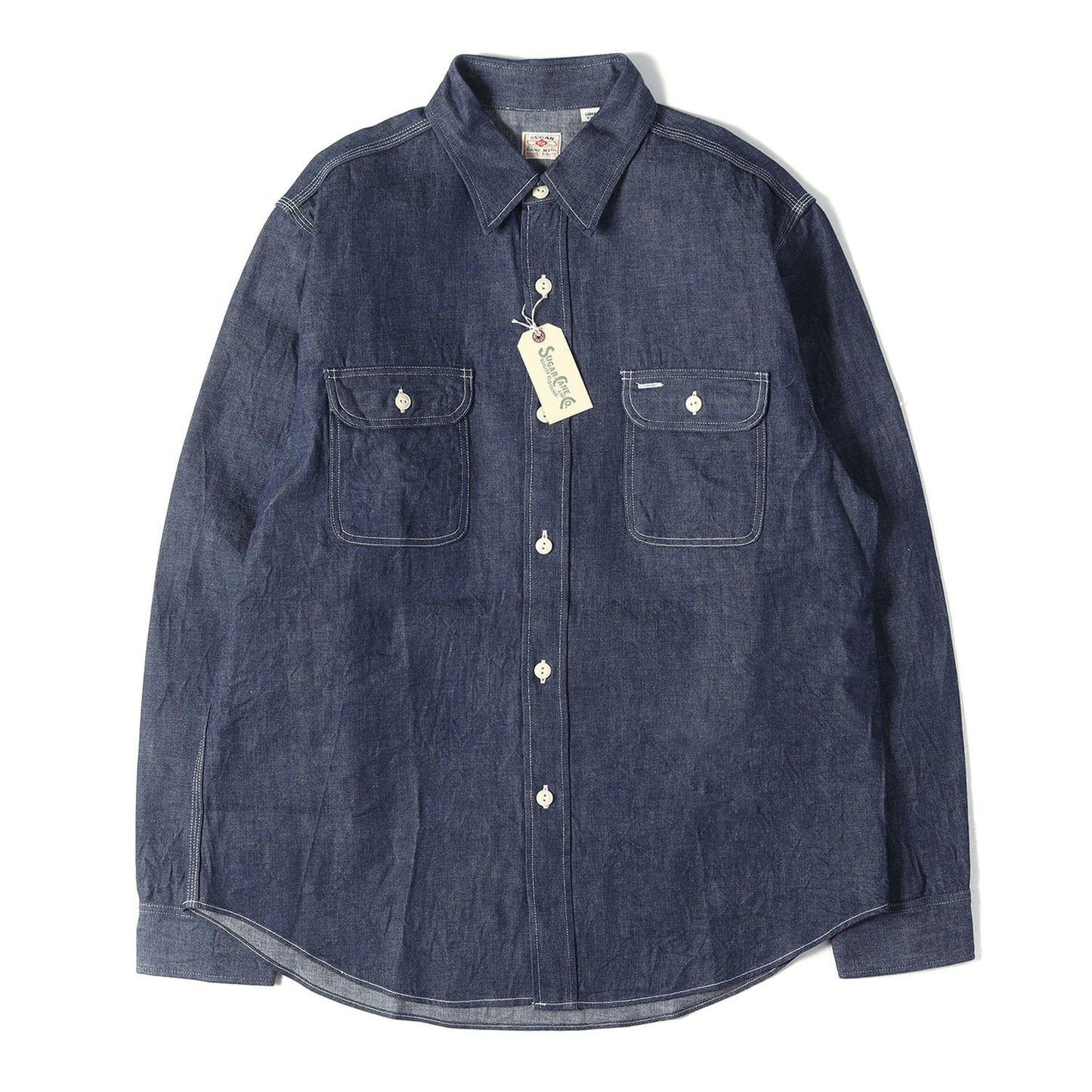 デニム ワークシャツ (BLUE DENIM WORK SHIRT)