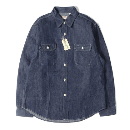 デニム ワークシャツ (BLUE DENIM WORK SHIRT)