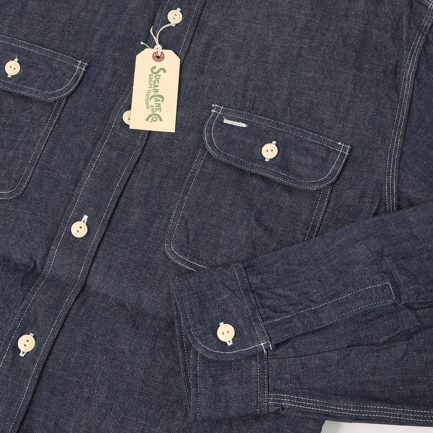 デニム ワークシャツ (BLUE DENIM WORK SHIRT)