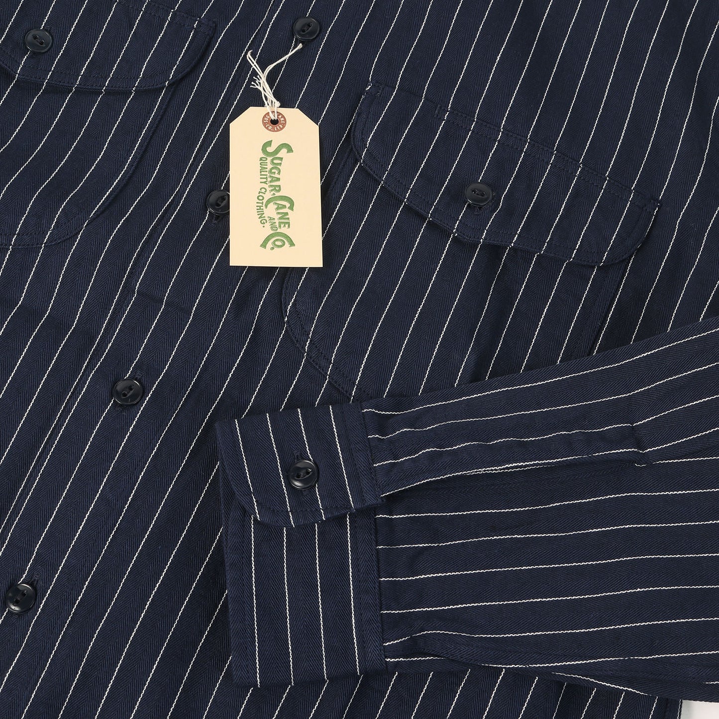 コークストライプ ヘリンボーン ワークシャツ (COKE STRIPE WORK SHIRT)