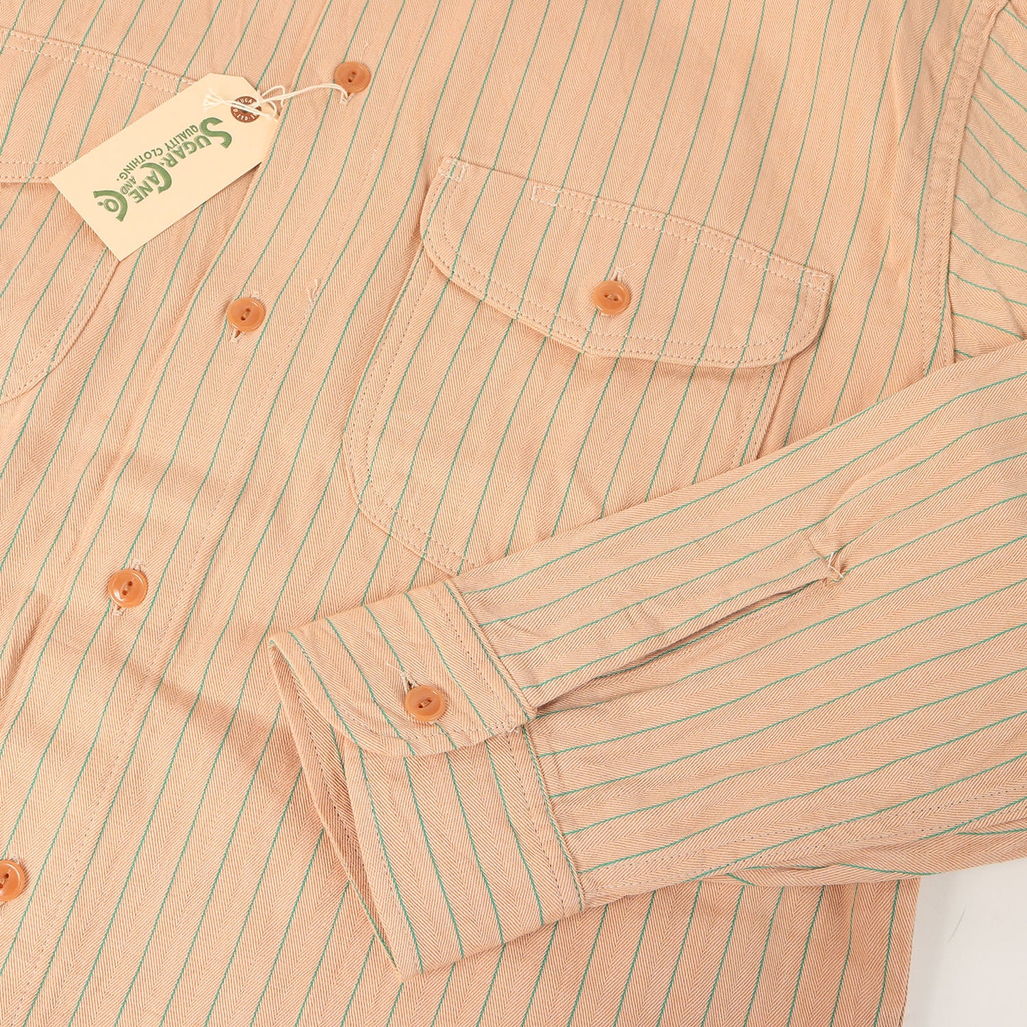 コークストライプ ヘリンボーン ワークシャツ (COKE STRIPE WORK SHIRT)