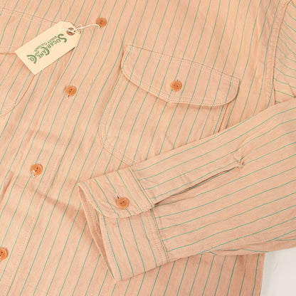 コークストライプ ヘリンボーン ワークシャツ (COKE STRIPE WORK SHIRT)