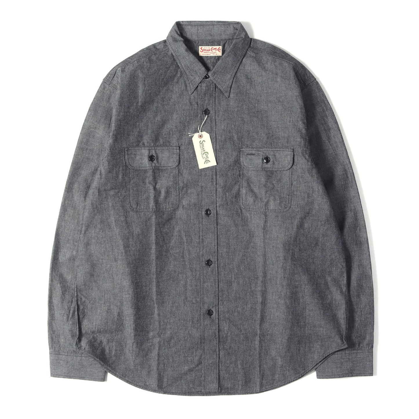 ブラック シャンブレー ワークシャツ (BLACK CHAMBRAY WORK SHIRT)