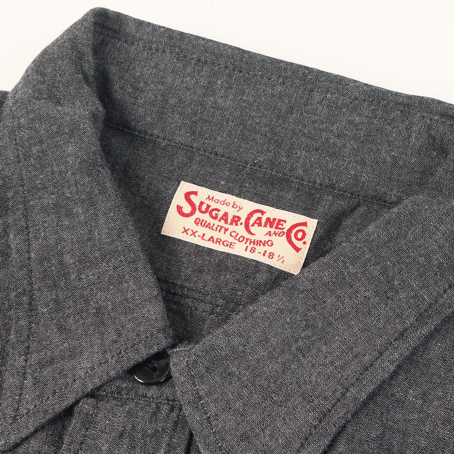 ブラック シャンブレー ワークシャツ (BLACK CHAMBRAY WORK SHIRT)