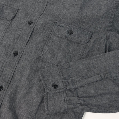 ブラック シャンブレー ワークシャツ (BLACK CHAMBRAY WORK SHIRT)