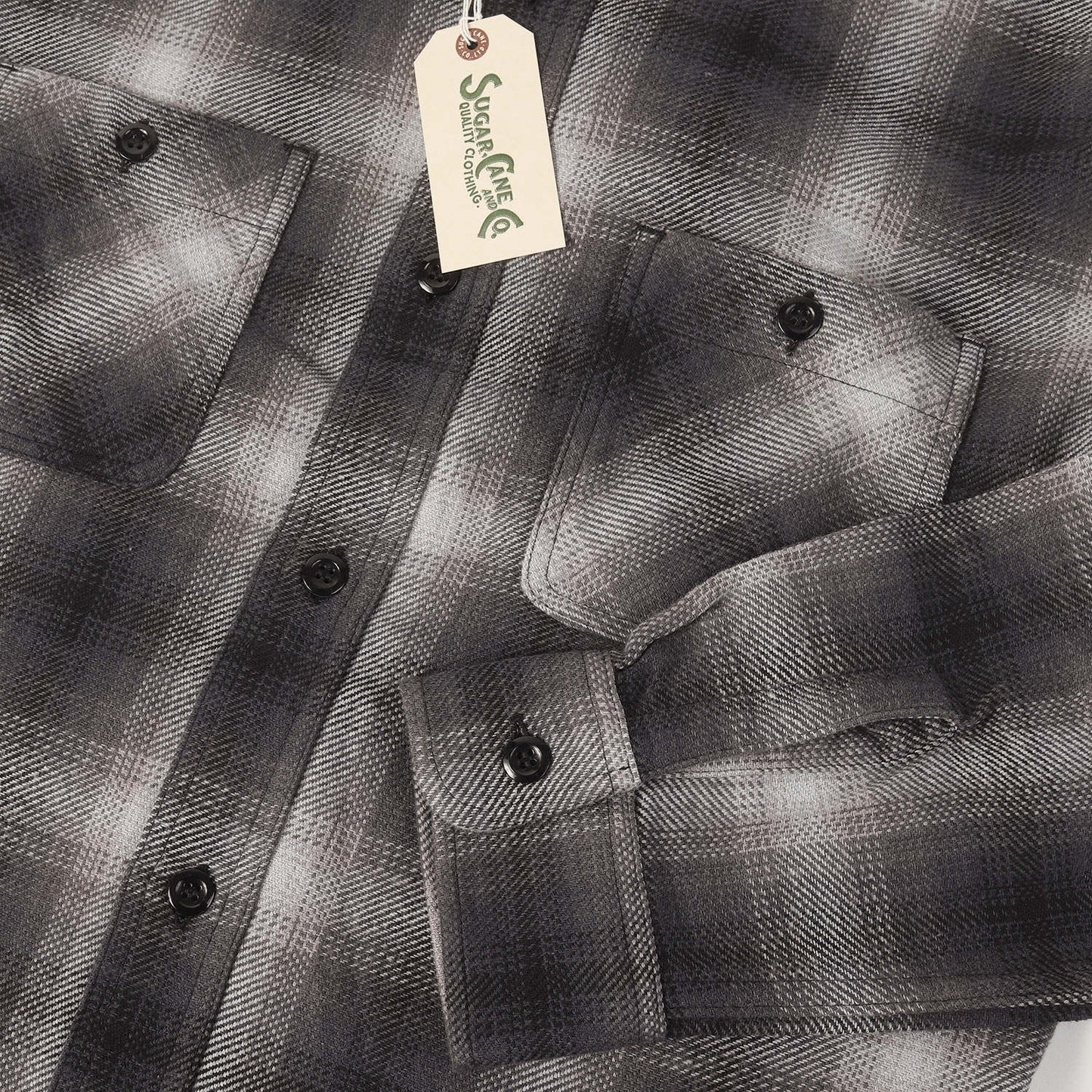 オンブレチェック フランネルシャツ (TWILL CHECK WORK SHIRT)