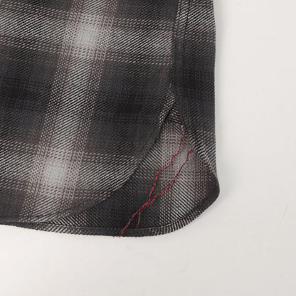 オンブレチェック フランネルシャツ (TWILL CHECK WORK SHIRT)