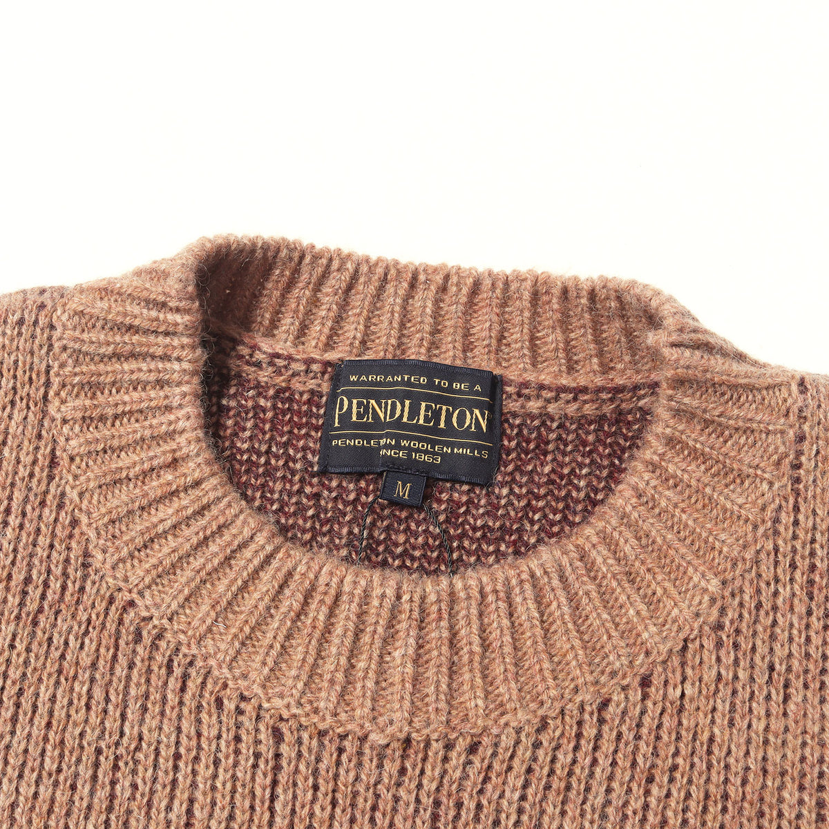 25AW ネイティブ柄 シェットランドウール クルーネック ニット