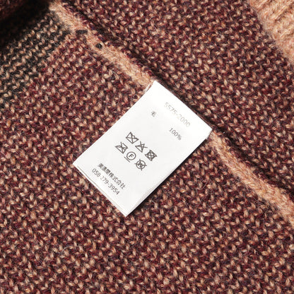 25AW ネイティブ柄 シェットランドウール クルーネック ニット