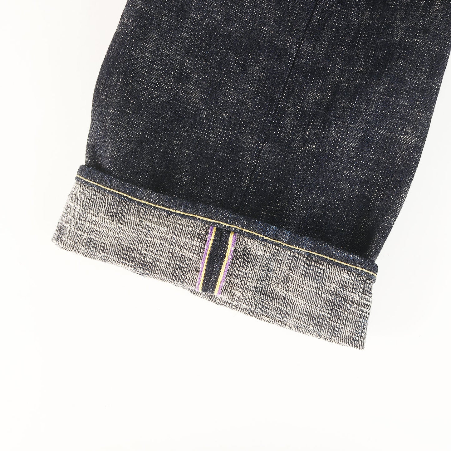 冬季限定 雪さらし加工 17oz 鬼絣 ジャストライト ストレート デニムパンツ (ONI270-Kasuri)