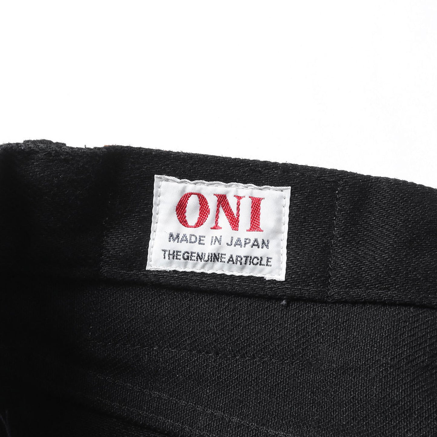 20oz シークレット レギュラーストレート ブラック デニムパンツ (ONI288ZR-BKBK)