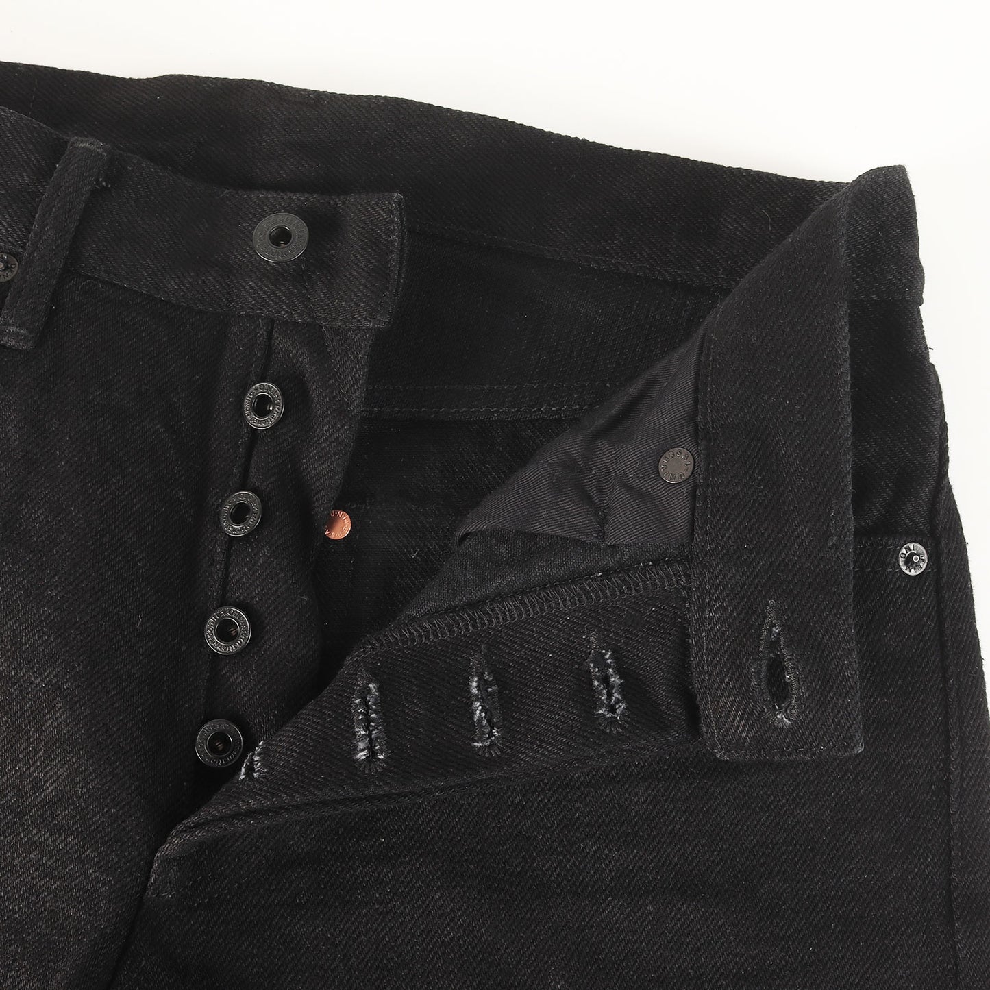 20oz シークレット レギュラーストレート ブラック デニムパンツ (ONI288ZR-BKBK)