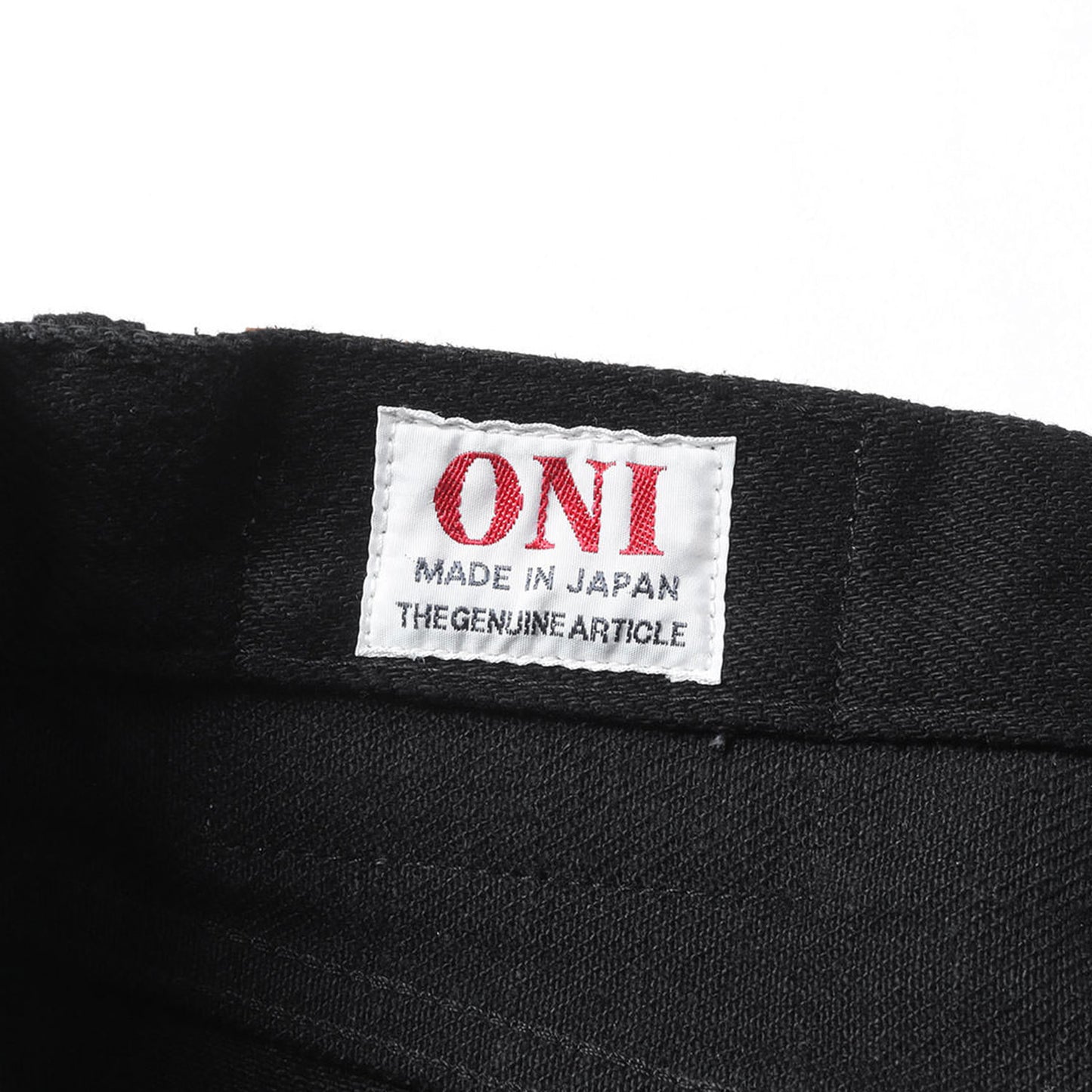 20oz シークレット レギュラーストレート ブラック デニムパンツ (ONI288ZR-BKBK)