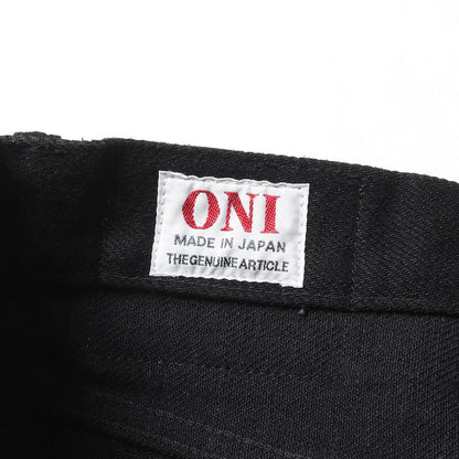 20oz シークレット レギュラーストレート ブラック デニムパンツ (ONI288ZR-BKBK)