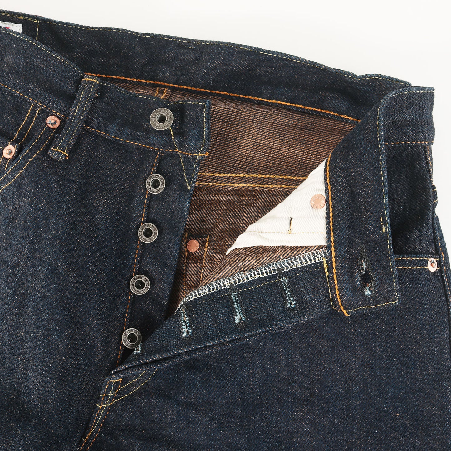 20oz シークレット スーパーワイドテーパード デニムパンツ (ONI822ZR-LBR)