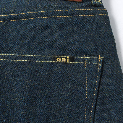 20oz シークレット ワイドストレート デニムパンツ (ONI200ZR-OLV)