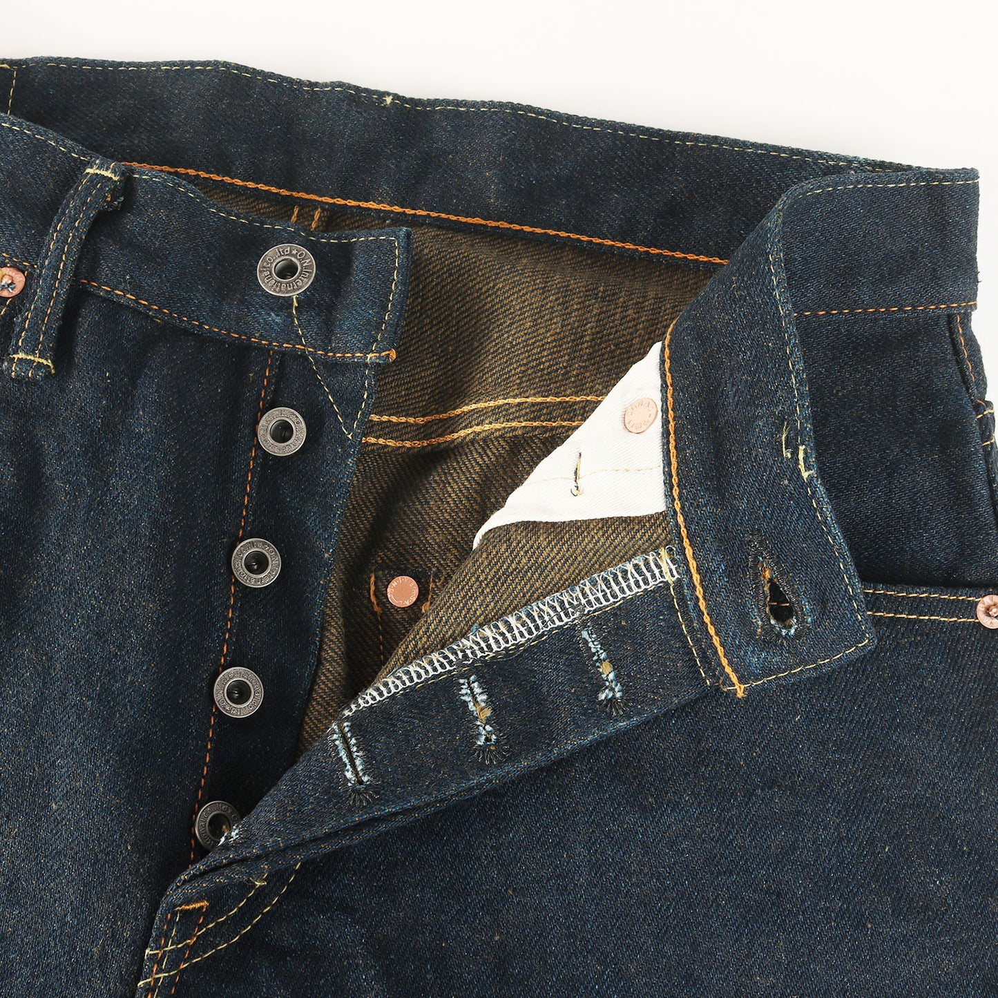 20oz シークレット ワイドストレート デニムパンツ (ONI200ZR-OLV)