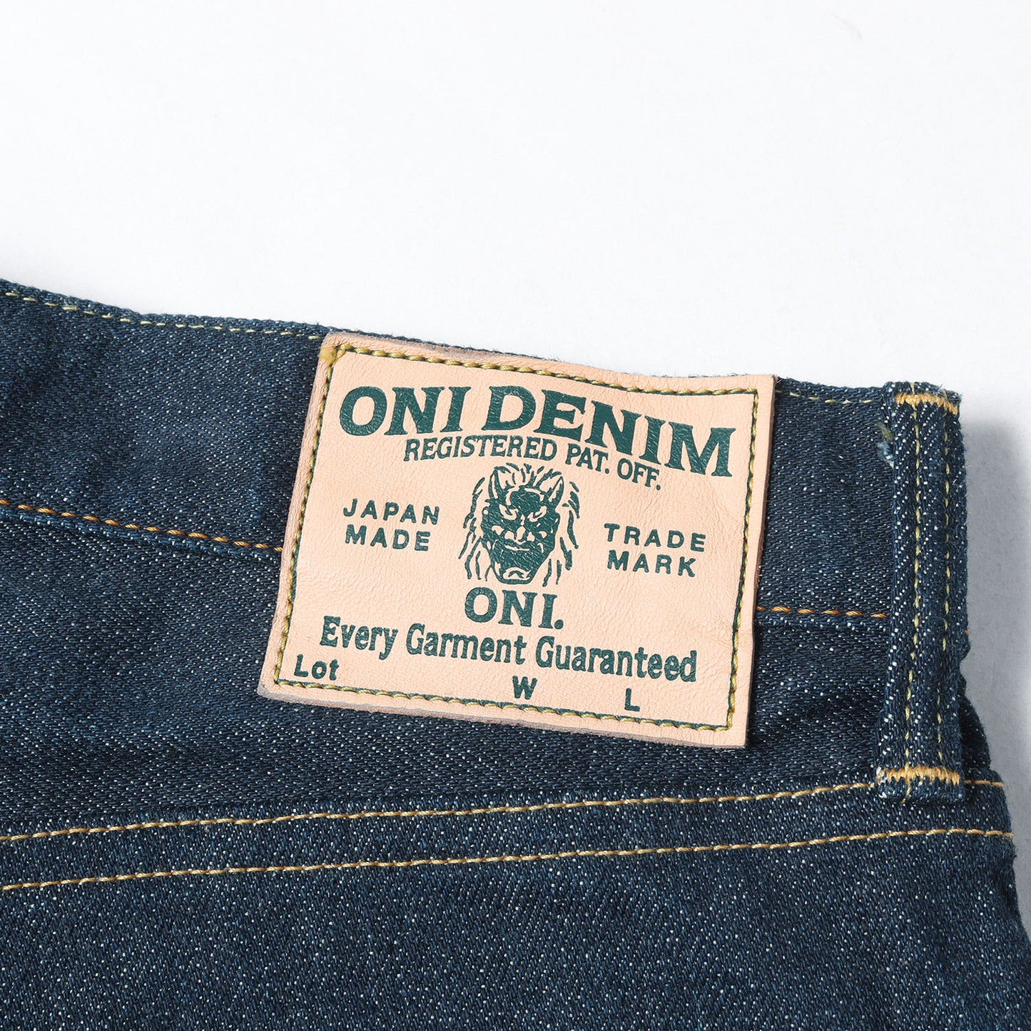 15oz 石川台 ストレッチ リラックス テーパード デニムパンツ (ONI-121S Ishikawadai)