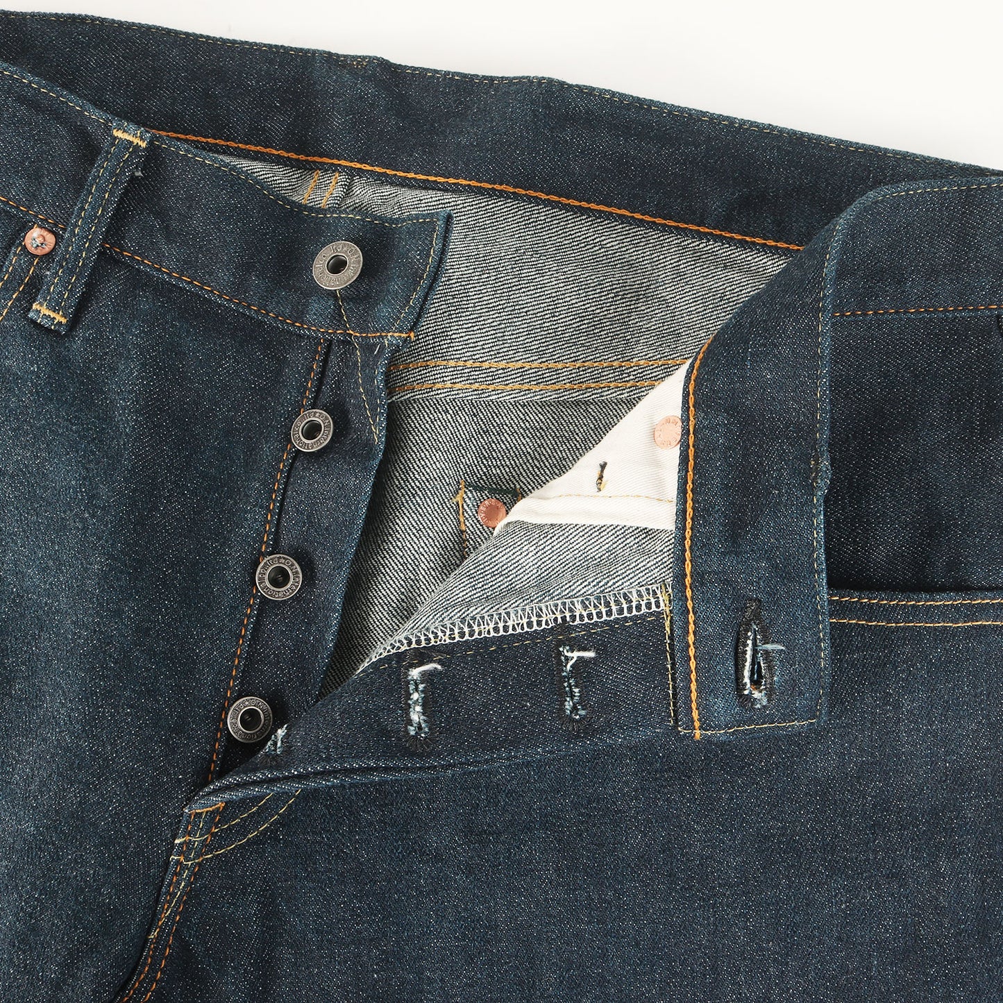 15oz 石川台 ストレッチ リラックス テーパード デニムパンツ (ONI-121S Ishikawadai)