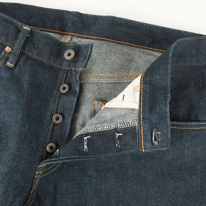 15oz 石川台 ストレッチ リラックス テーパード デニムパンツ (ONI-121S Ishikawadai)