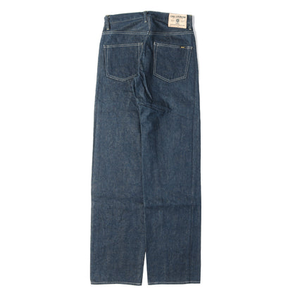 冬季限定 雪さらし加工 15oz 石川台 ワイドストレート デニムパンツ (ONI-200 Ishikawadai)