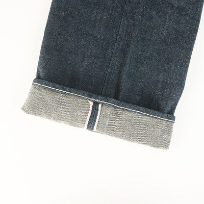 冬季限定 雪さらし加工 15oz 石川台 ワイドストレート デニムパンツ (ONI-200 Ishikawadai)