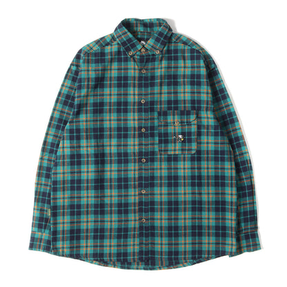 24AW ボタンダウン チェック フランネルシャツ(JAZZ FLANNEL SHIRT)