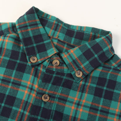 24AW ボタンダウン チェック フランネルシャツ(JAZZ FLANNEL SHIRT)