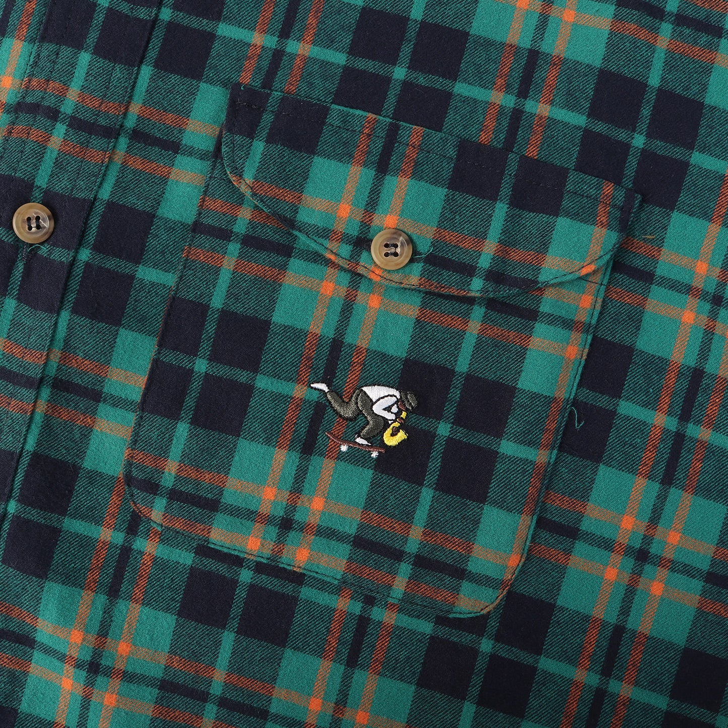 24AW ボタンダウン チェック フランネルシャツ(JAZZ FLANNEL SHIRT)