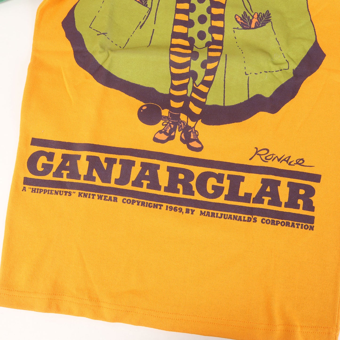 [デッドストック] 00s マリファナルド マクドナルド ガンジャーグラー Tシャツ
