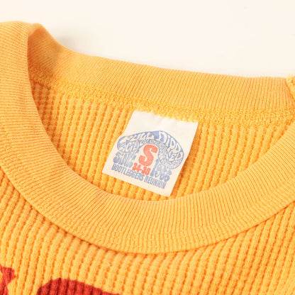 プリント サーマル ロングスリーブ Tシャツ